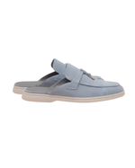 Blue Suede Mediterranean Mule