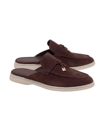 Brown Suede Mediterranean Mule