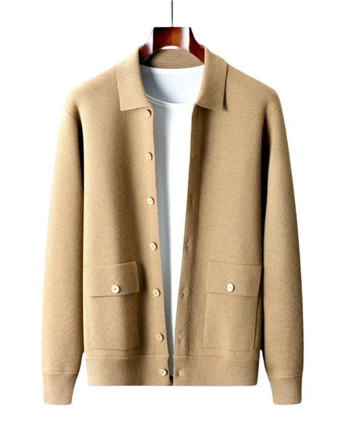Janus Men's Merino Wool Cardigan