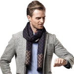 Champs Élysées Cashmere and Merino Scarf for Men - Black
