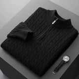 Deneb Cashmere Velour Half-Zip
