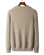 Portofino Cashmere Sweater with Half-Zip
