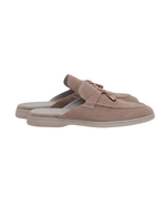 Beige Suede Mediterranean Mules