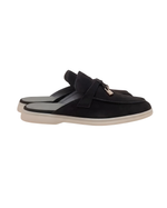 Black Suede Mediterranean Mules