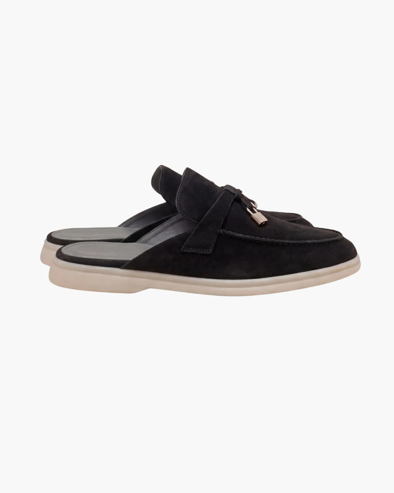 Mule Mediterraneo i Sort Suede