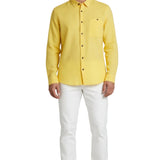 Monaco Linen Shirt – Light Yellow