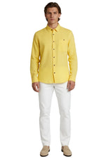 Monaco Linen Shirt – Light Yellow
