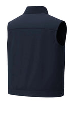 Men's Casual Vest with Stand Collar and Zip
