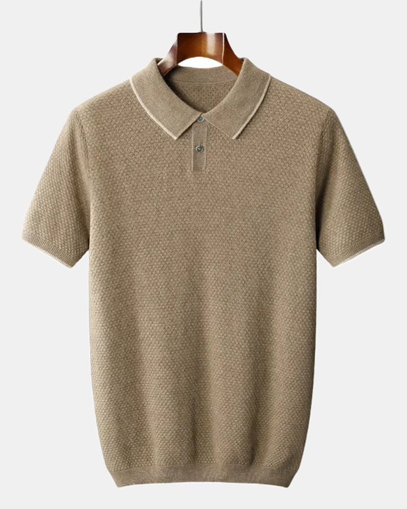 Konrad Men's Shirt, Mykonos in Brown