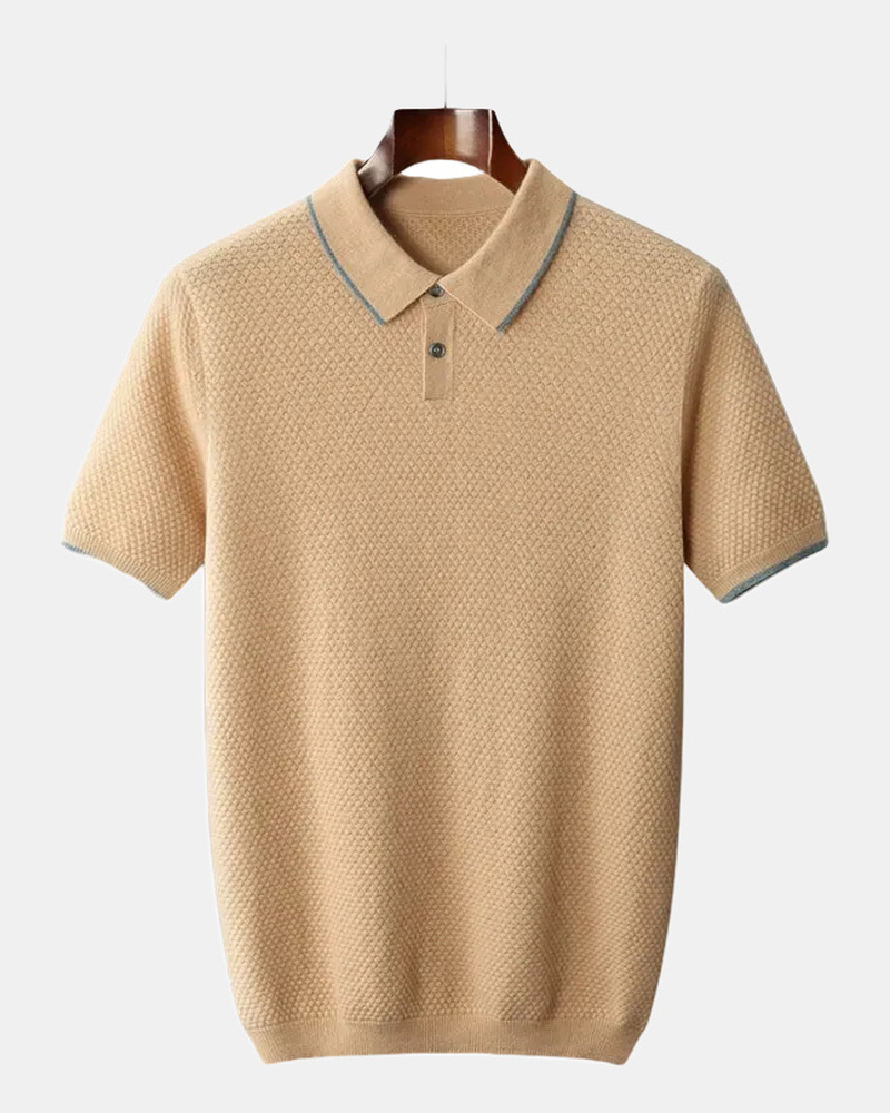 Konrad Men's Shirt, Mykonos in Orange