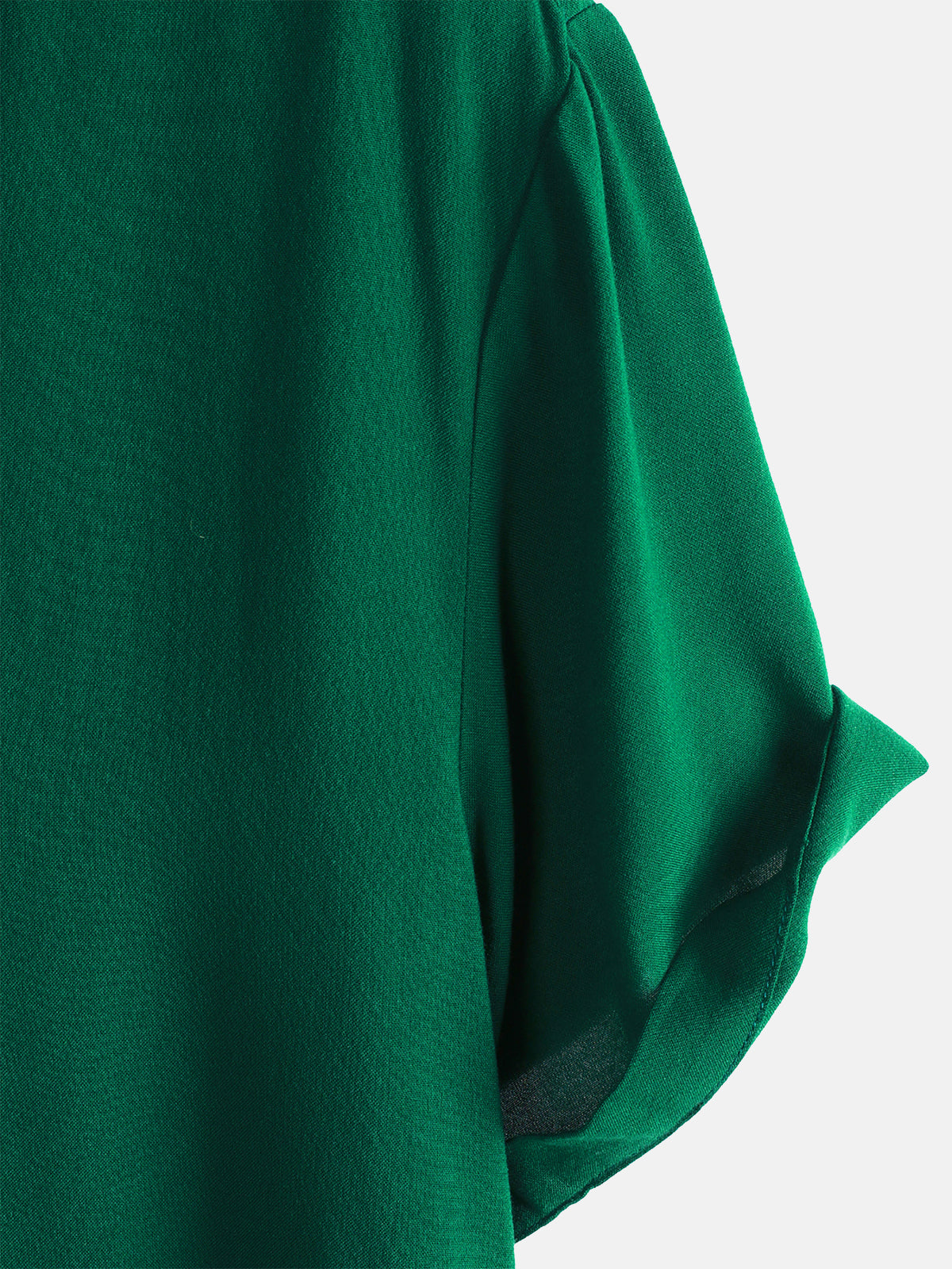 Casual Green Solid Color Summer Shirt