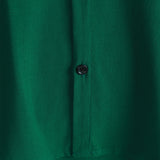 Casual Green Solid Color Summer Shirt