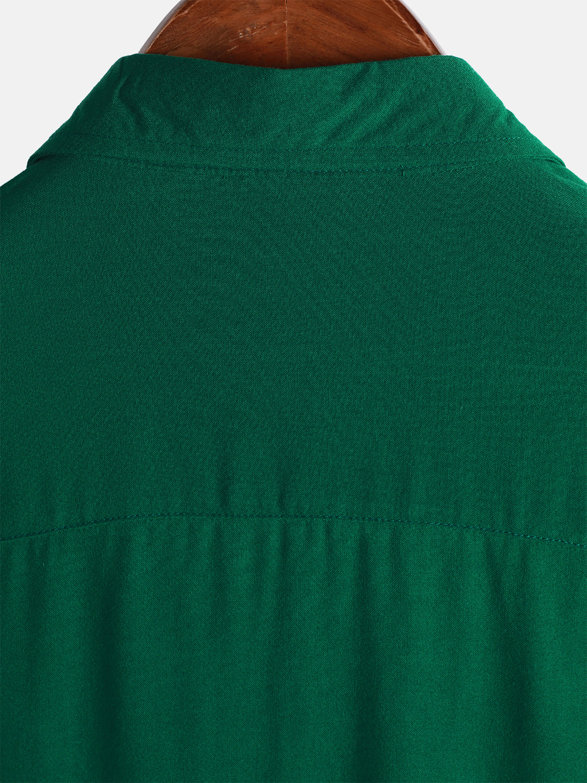 Casual Green Solid Color Summer Shirt