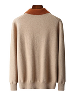 Castelle Cashmere Zip-Up Polo