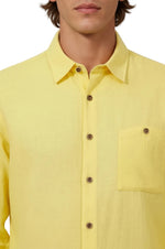 Monaco Linen Shirt – Light Yellow