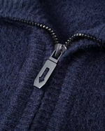 Gstaad Cashmere Sweater with Quarter Zip