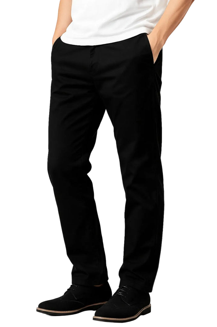 Men's Pants – Simple Cut Cotton with Elastane Blend