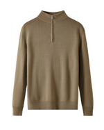 Capri Merino Wool Zip Sweater