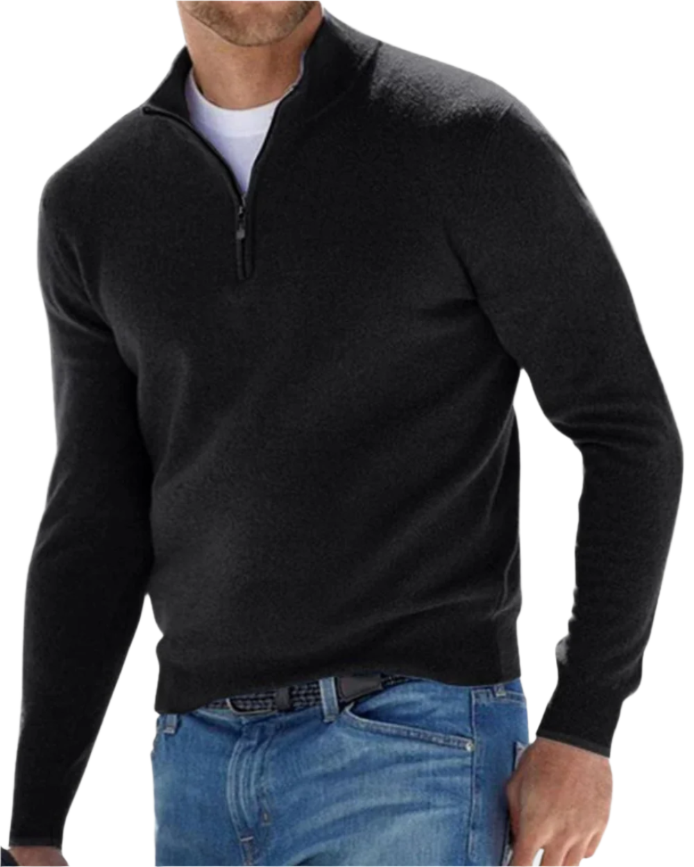 Elegant Zip Sweater