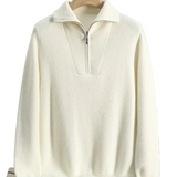 Portofino Cashmere Sweater with Half-Zip