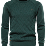 Men's Check Pattern Sweater V2