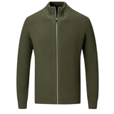 Four Seasons Merino Wool Cardigan with Zipper