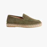 Riviera Men's Suede Espadrilles, Olive