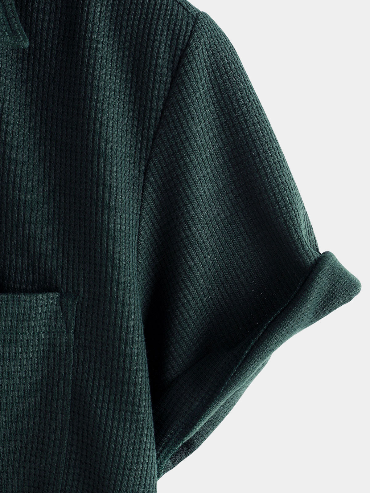 Casual Short-Sleeve Summer Shirt, Quilted Pattern, Perfect for the Beach