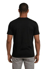 Men's Mercerized Slim-Fit T-shirt in Black Color