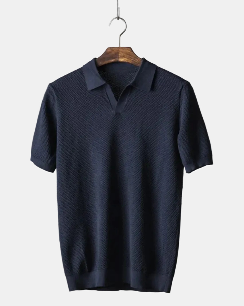 Milano Men's Polo Shirt in Navy