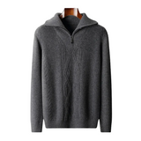 Taranto Merino Wool Zip Sweater