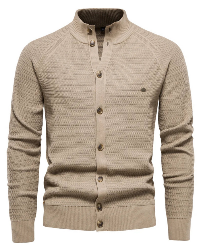 Men's Cotton Cardigan, Luxurious