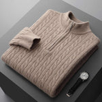 Deneb Cashmere Velour Half-Zip