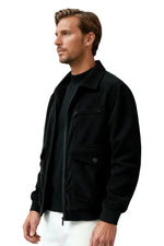 Men's Corduroy Jacket - Black