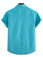 Casual Short Sleeve Cotton Shirt