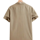 Casual Short Sleeve Cotton Shirt