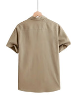 Casual Short Sleeve Cotton Shirt