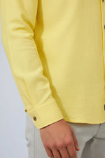 Monaco Linen Shirt – Light Yellow