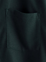 Casual Short-Sleeve Summer Shirt, Quilted Pattern, Perfect for the Beach