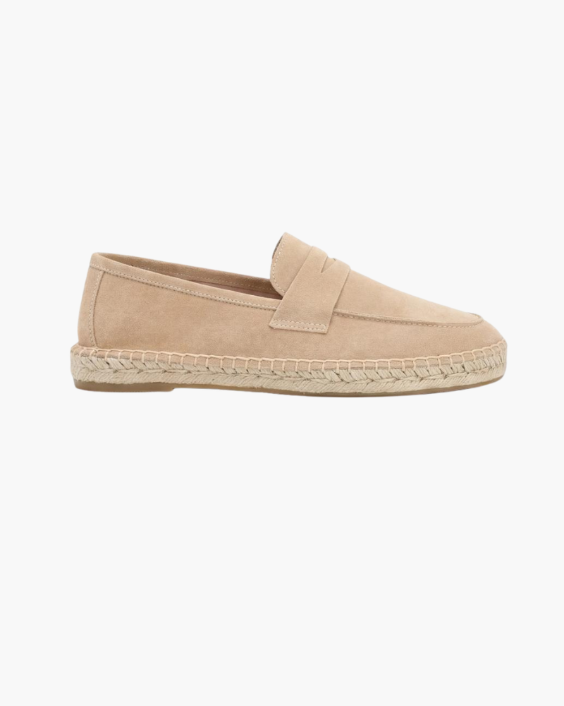 Espadriller Riviera i Beige Suede