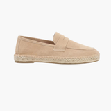 Riviera Men's Suede Espadrilles, Beige