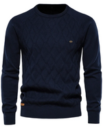 Men's Check Pattern Sweater V2