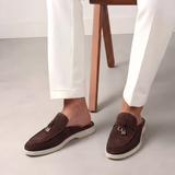 Brown Suede Mediterranean Mule