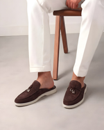 Brown Suede Mediterranean Mule