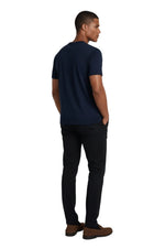 Men's Slim-Fit T-Shirt in Ocean Blue Color