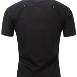 Men's Cotton Short-Sleeve Shirt