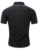Men's Cotton Short-Sleeve Shirt