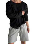 Casual Knit T-Shirt