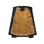 Retro Fleece Leather Lined Jacket