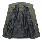 Elegant Cotton Cargo Jacket